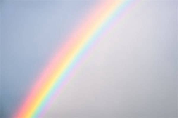 梦见七色不全的彩虹