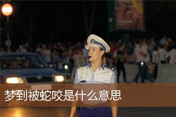梦见被蛇咬是什么意思