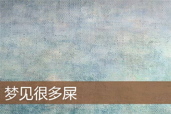 梦见很多屎是什么意思