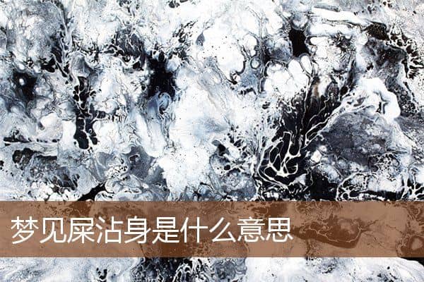 梦见屎沾身是什么意思