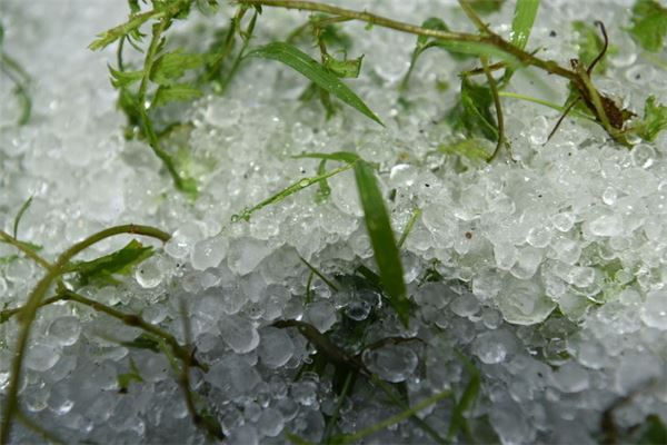 梦见下冰雹是什么意思