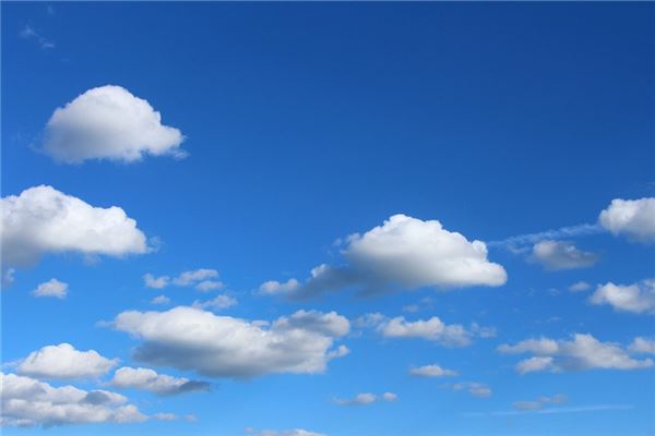 梦见蓝天白云很好看是什么意思