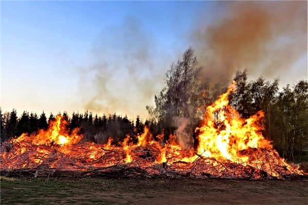 梦见女人大火烧山是什么意思