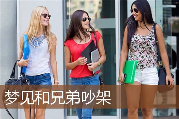 梦见和兄弟吵架是什么意思