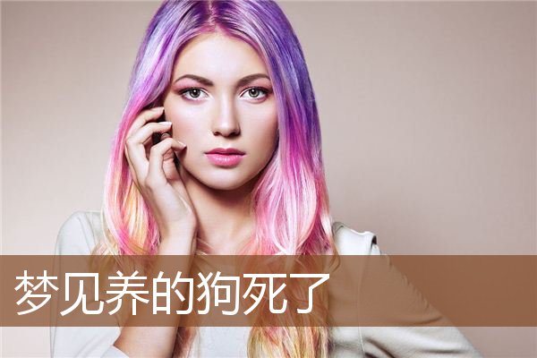 梦见养的狗死了是什么意思