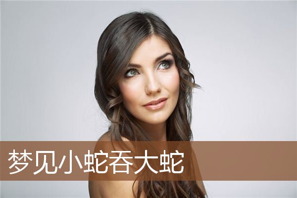 梦见小蛇吞大蛇是什么意思