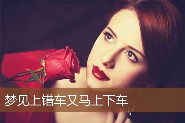 梦见上错车又马上下车是什么意思