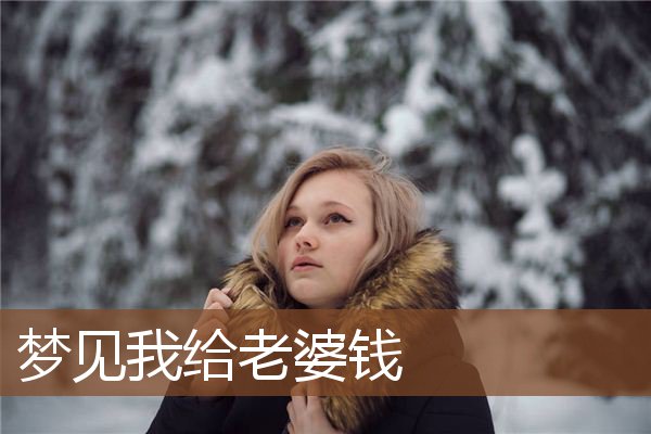 梦见我给老婆钱是什么意思
