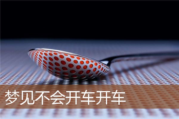 梦见不会开车开车是什么意思