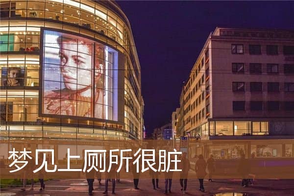 梦见上厕所很脏是什么意思