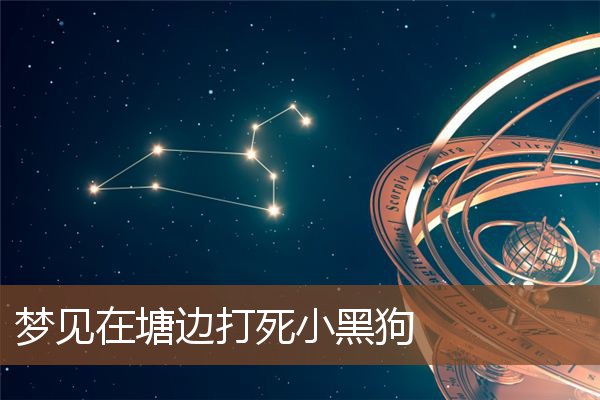 梦见在塘边打死小黑狗是什么意思