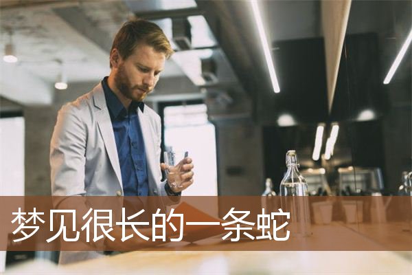 梦见很长的一条蛇是什么意思