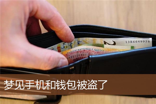 梦见手机和钱包被盗了是什么意思