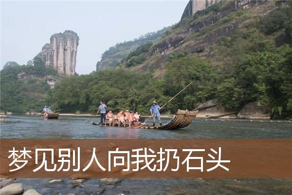 梦见别人向我扔石头是什么意思