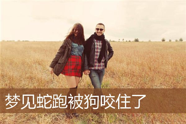 梦见蛇跑被狗咬住了是什么意思