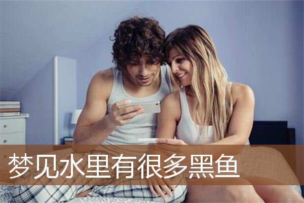 梦见水里有很多黑鱼是什么意思
