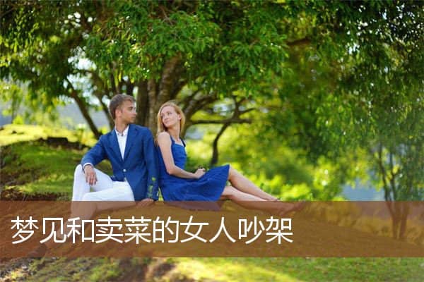 梦见和卖菜的女人吵架是什么意思