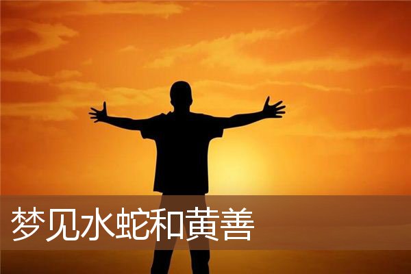 梦见水蛇和黄善是什么意思