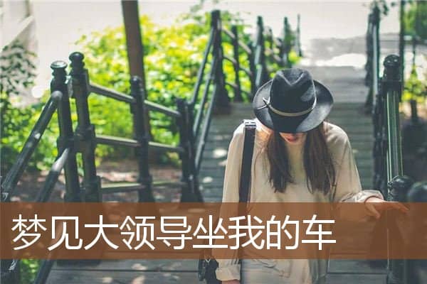梦见大领导坐我的车是什么意思