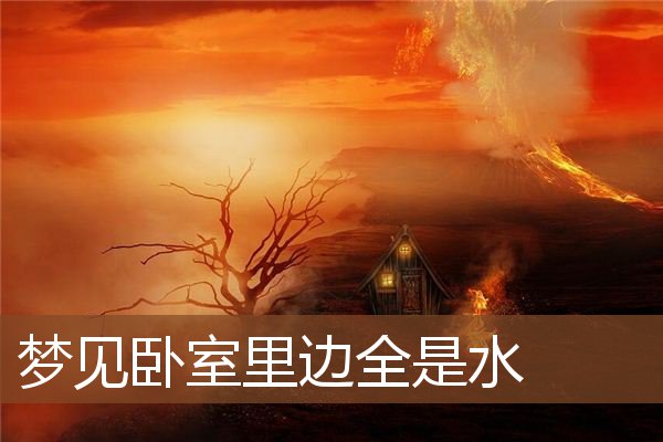 梦见卧室里边全是水是什么意思