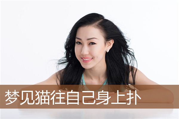 梦见猫往自己身上扑是什么意思