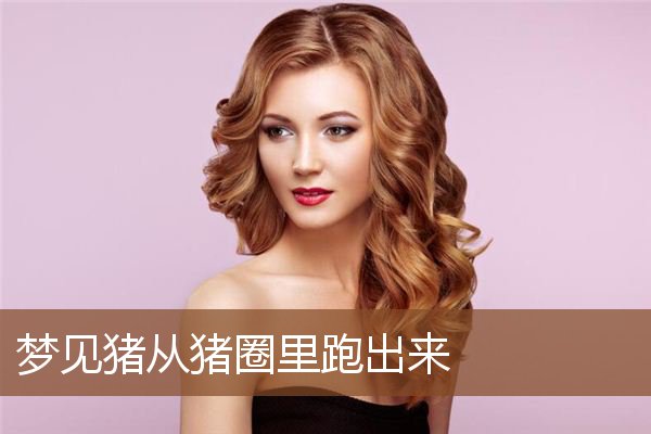 梦见猪从猪圈里跑出来是什么意思