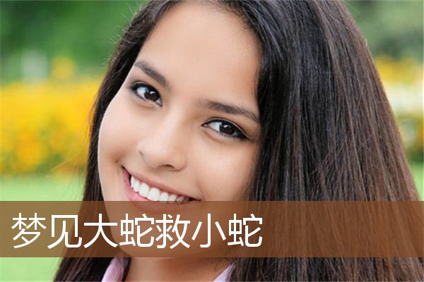 梦见大蛇救小蛇是什么意思