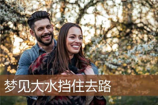 梦见大水挡住去路是什么意思