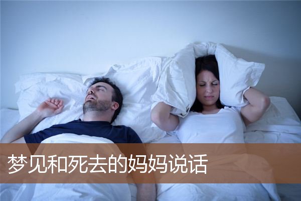 梦见和死去的妈妈说话是什么意思