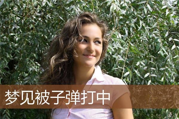 梦见被子弹打中是什么意思