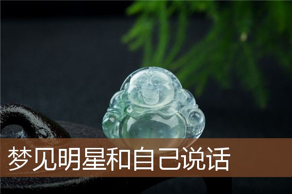 梦见明星和自己说话是什么意思