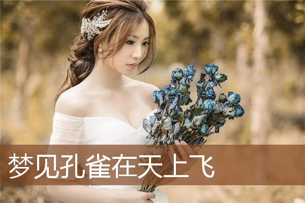 梦见孔雀在天上飞是什么意思