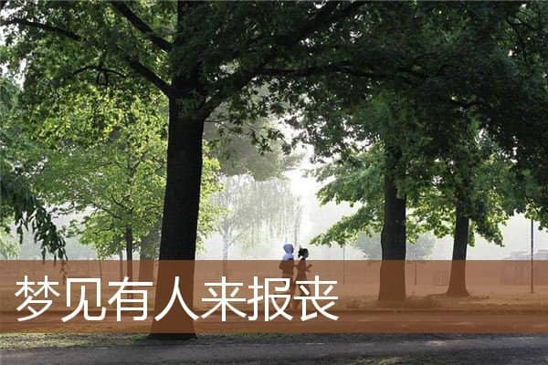 梦见有人来报丧是什么意思