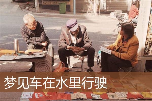 梦见车在水里行驶是什么意思