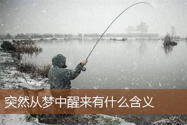 突然从梦中醒来是什么意思