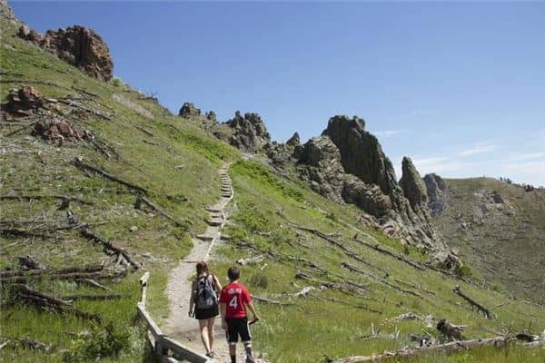 梦到自己正在爬山,一步一步往上爬