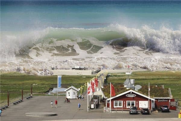 梦见地震海啸
